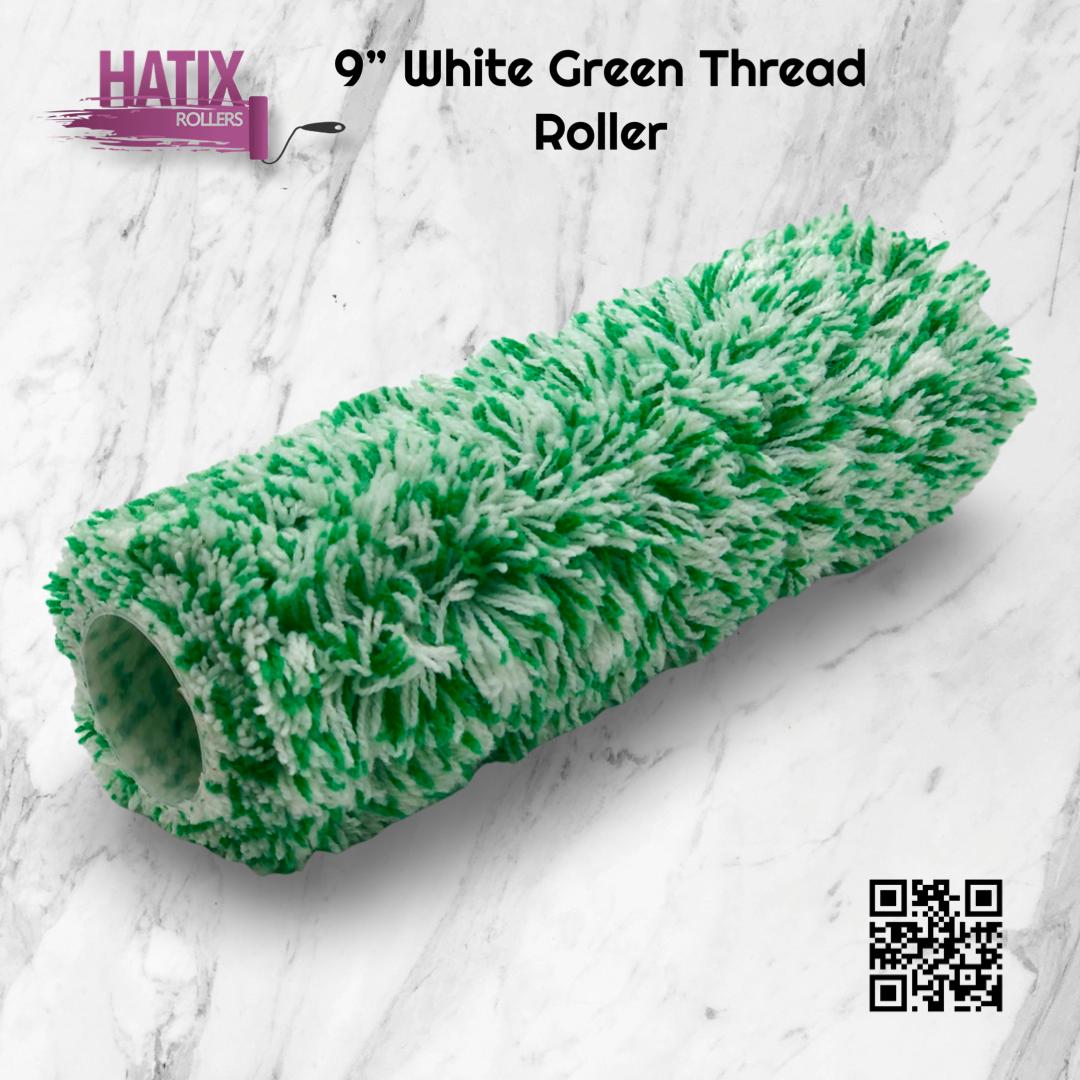 WHITE AND GREEN THREAD